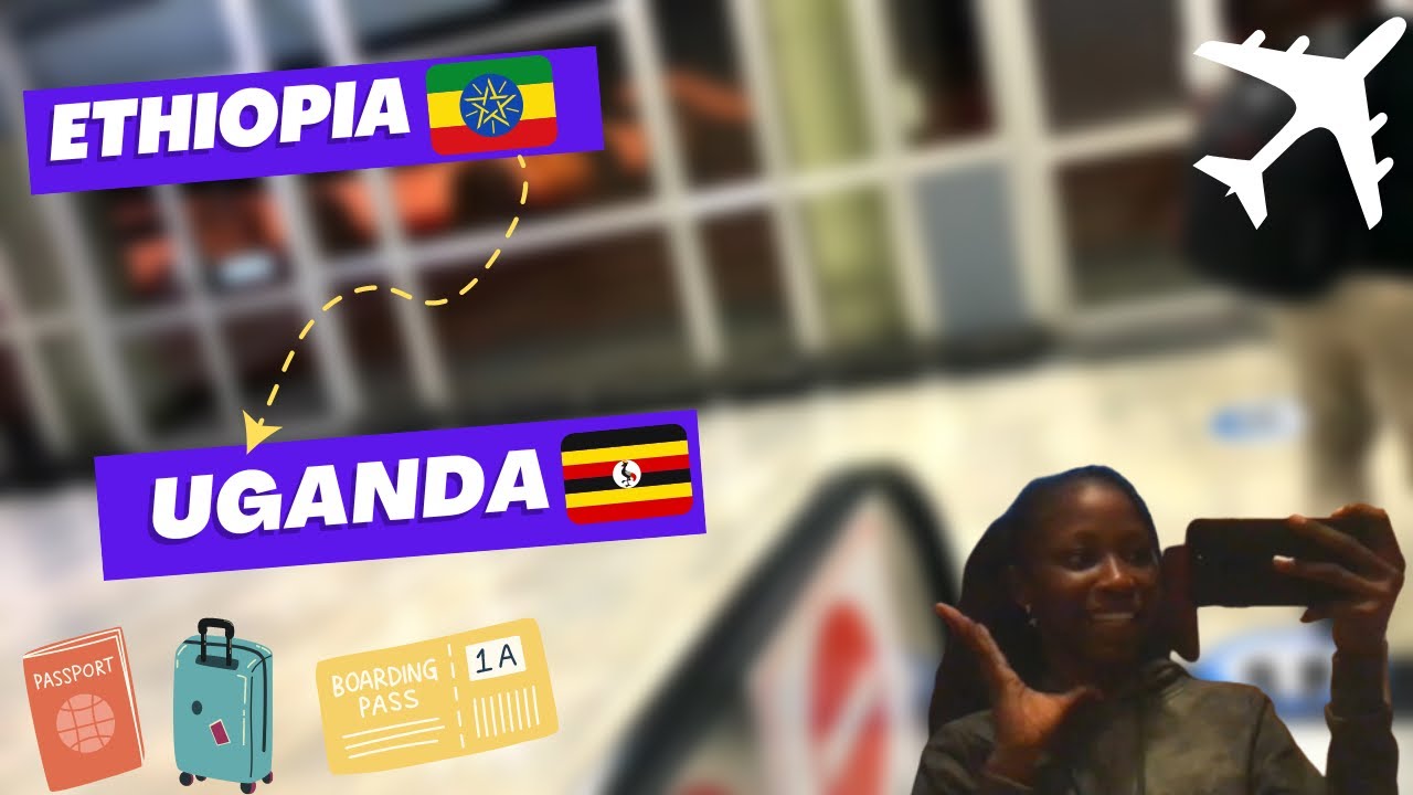 First international #travelvlog from Addis Ababa 🇪🇹 to Entebbe 🇺🇬 | Airport Edition 2