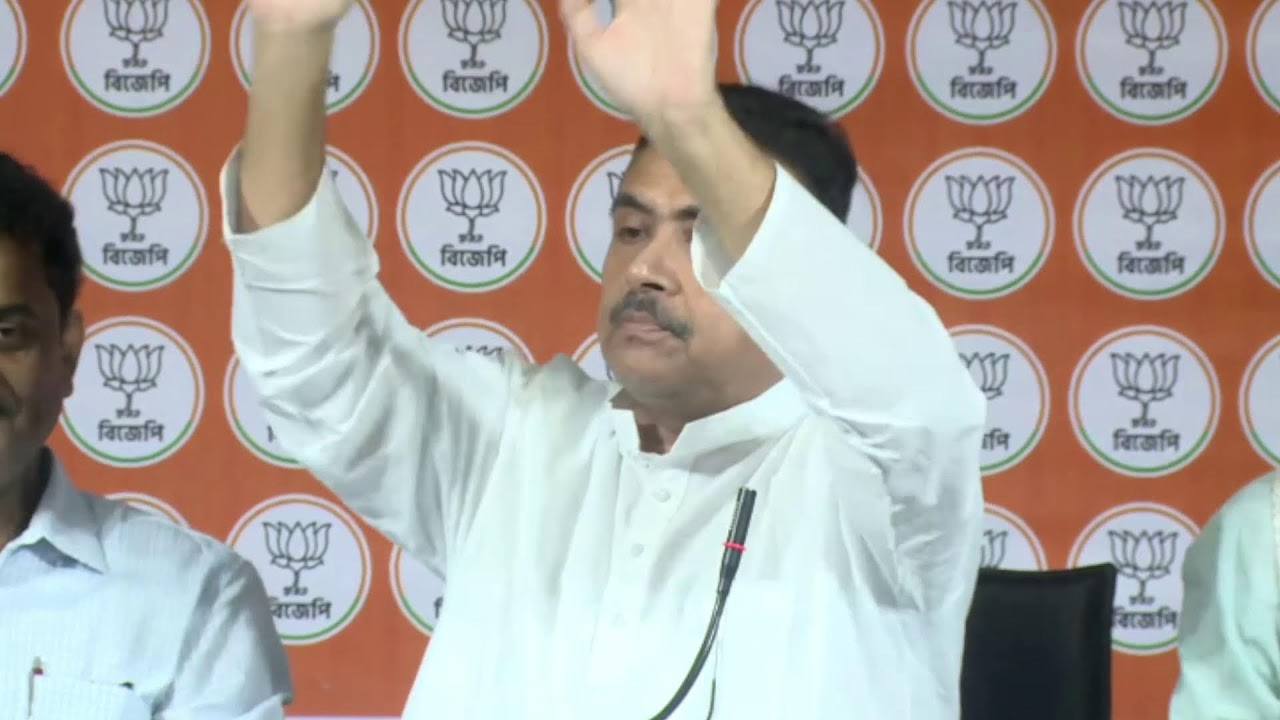 LIVE: Press Conference by Suvendu Adhikari, LOP, WBLA at 6 Murlidhar Sen Lane BJP Party Office.