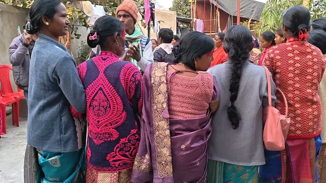 समधी मिलन  #trendingshorts #viralshort #vlog #santhali_status_video #santhalisong #adivasi #culture 