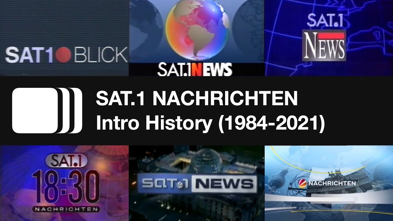SAT.1 NACHRICHTEN Intro History (1984-2021) [alte Version]