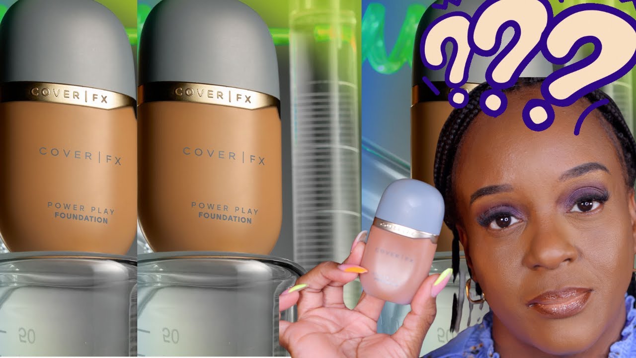 MY FIRST TIME TRYING COVER FX POWER PLAY FOUNDATION SHADE D3* REVIEW & WEAR TEST*