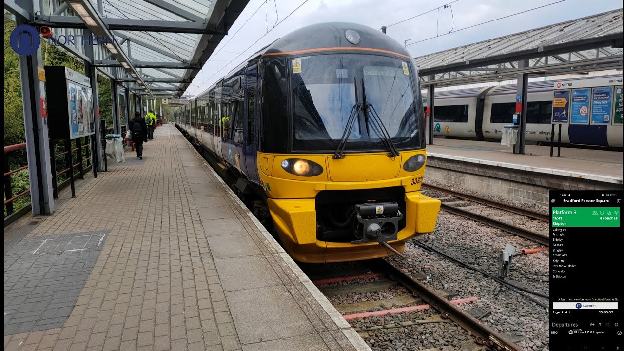 [Northern Class 333] Bradford Forster Square to Skipton