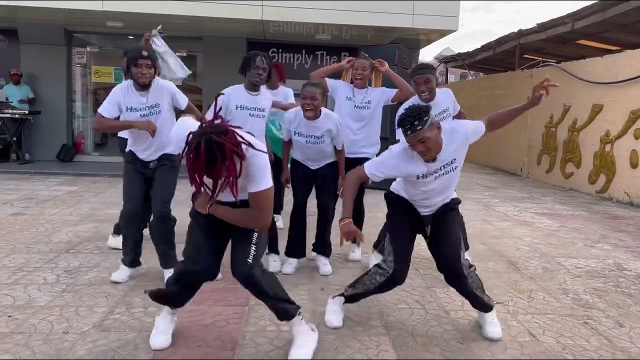 Dwp Academy flashmob with Hisense at Dansoman