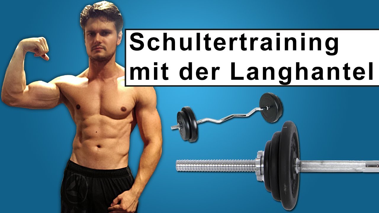 Krasses Schultertraining in 5 Min! Langhantel Training