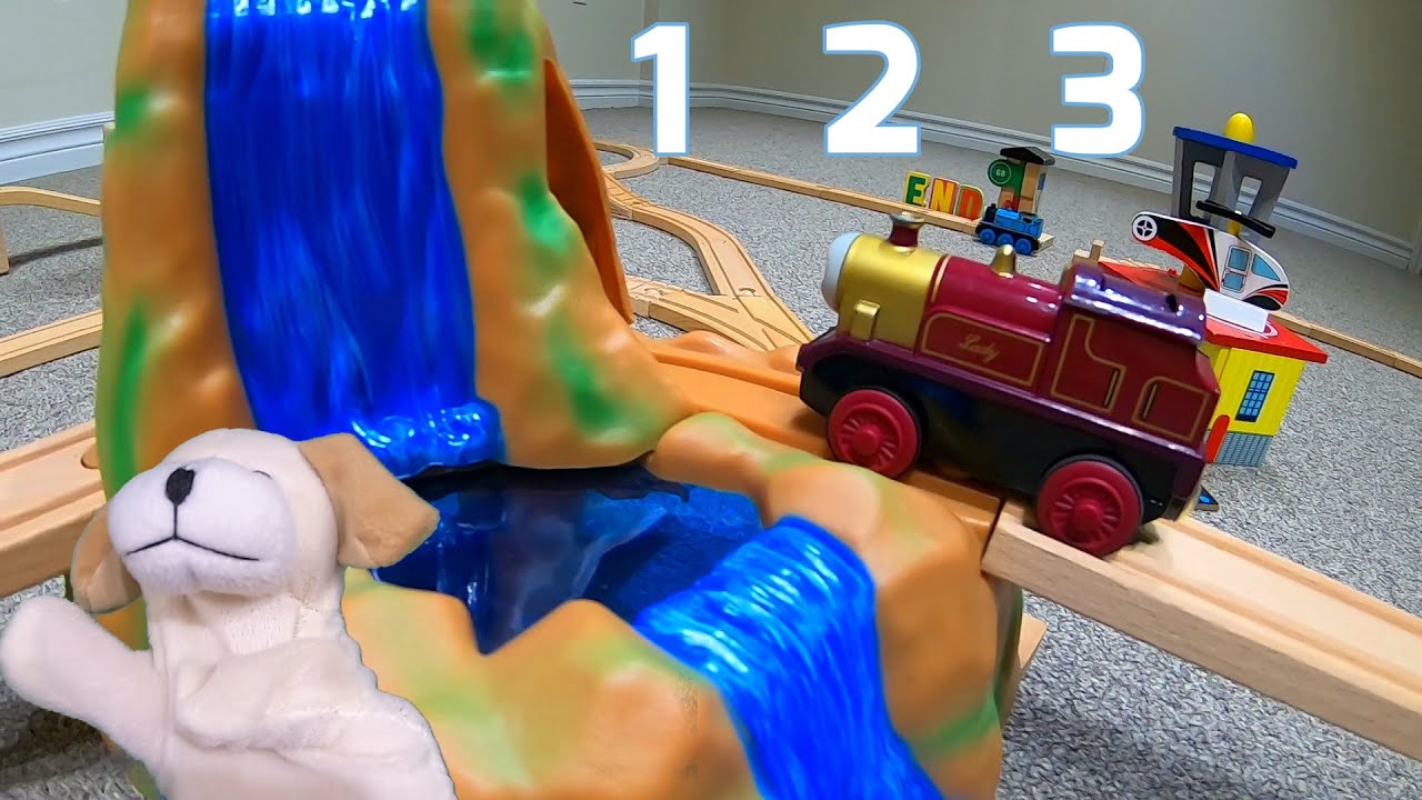 Guess the Track! Learn numbers with Thomas the Train Toys