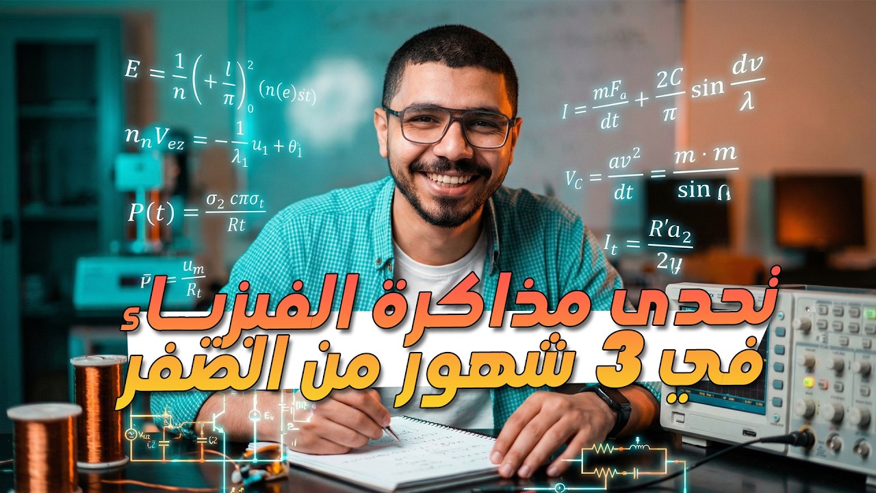 تحدي مذاكرة الفيزياء من الصفر في 3 شهور