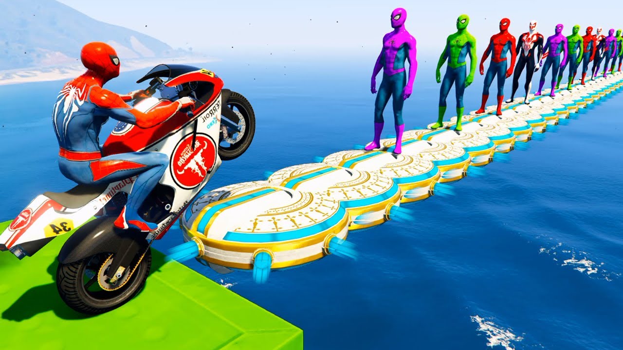 الرجل العنكبوت انقاذ باتمانSpider-Man Rescue batman vs iron man vs venom funny Game GTA 5 superhero
