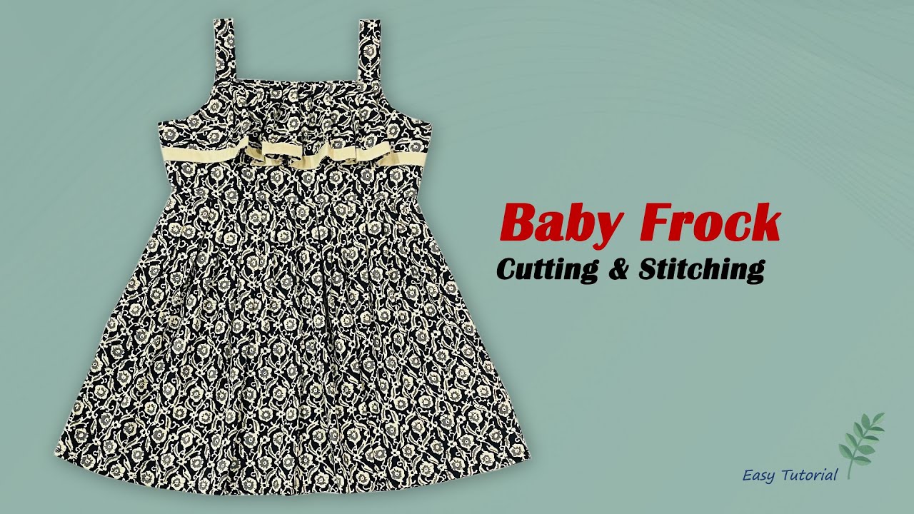 3 to 4 Years Baby Frock Cutting and Stitching, 3 to 4 Years Baby Frock