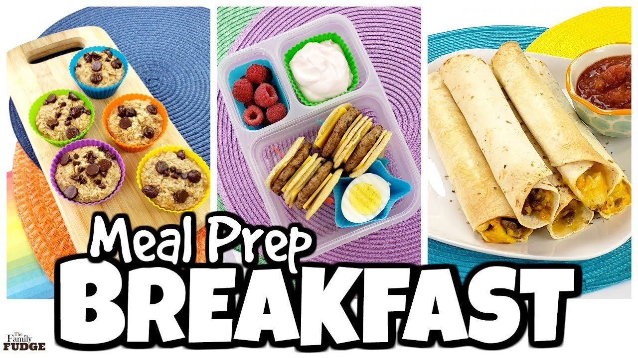 Kid Friendly BREAKFAST Meal Prep Ideas ☀️