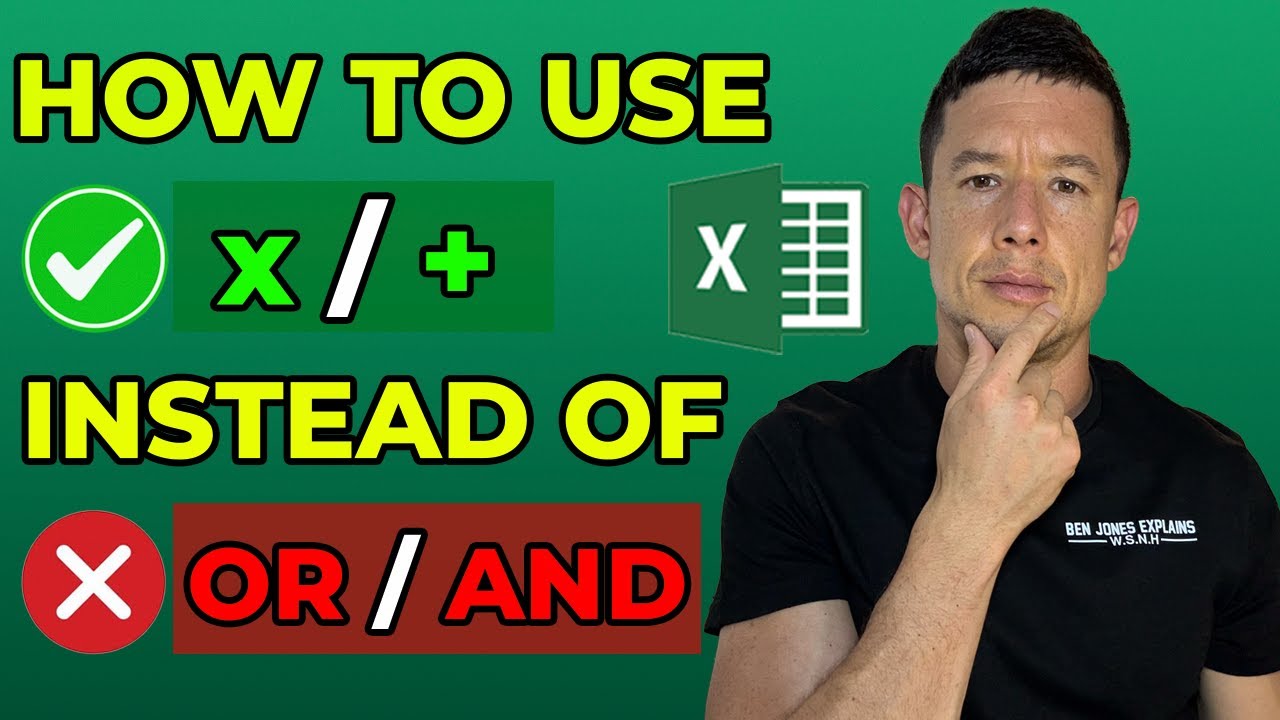 Stop Using AND/OR in Excel! Use * and + Instead 🚀 (XLOOKUP, FILTER, INDEX MATCH)