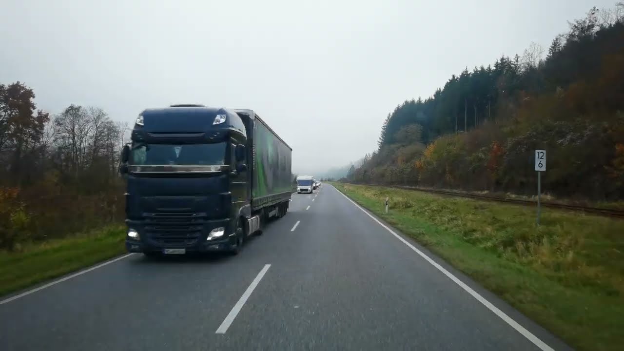 Mercedes Actros POV 4K 🚛 - Stühlingen nach Jestetten 🇩🇪