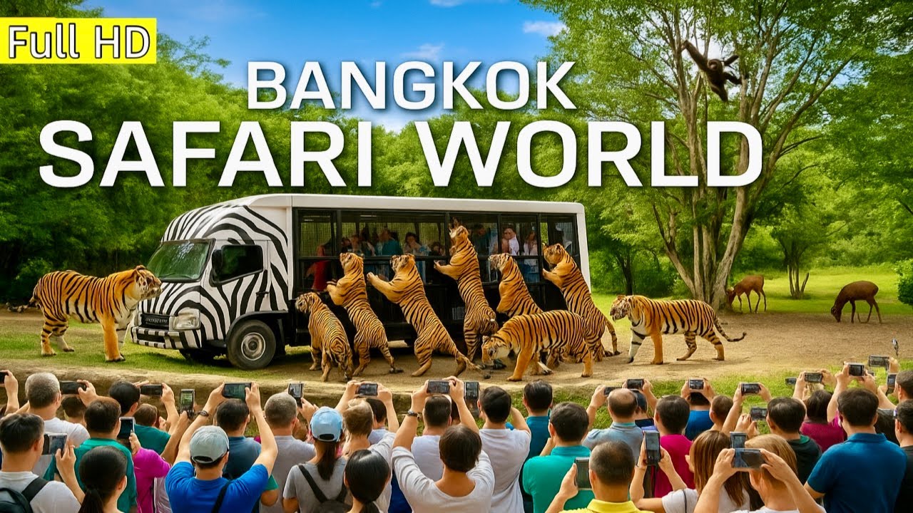 Worlds Best Zoo | Safari World Bangkok | Full Hd tour of Bangkok safari world | #thailand