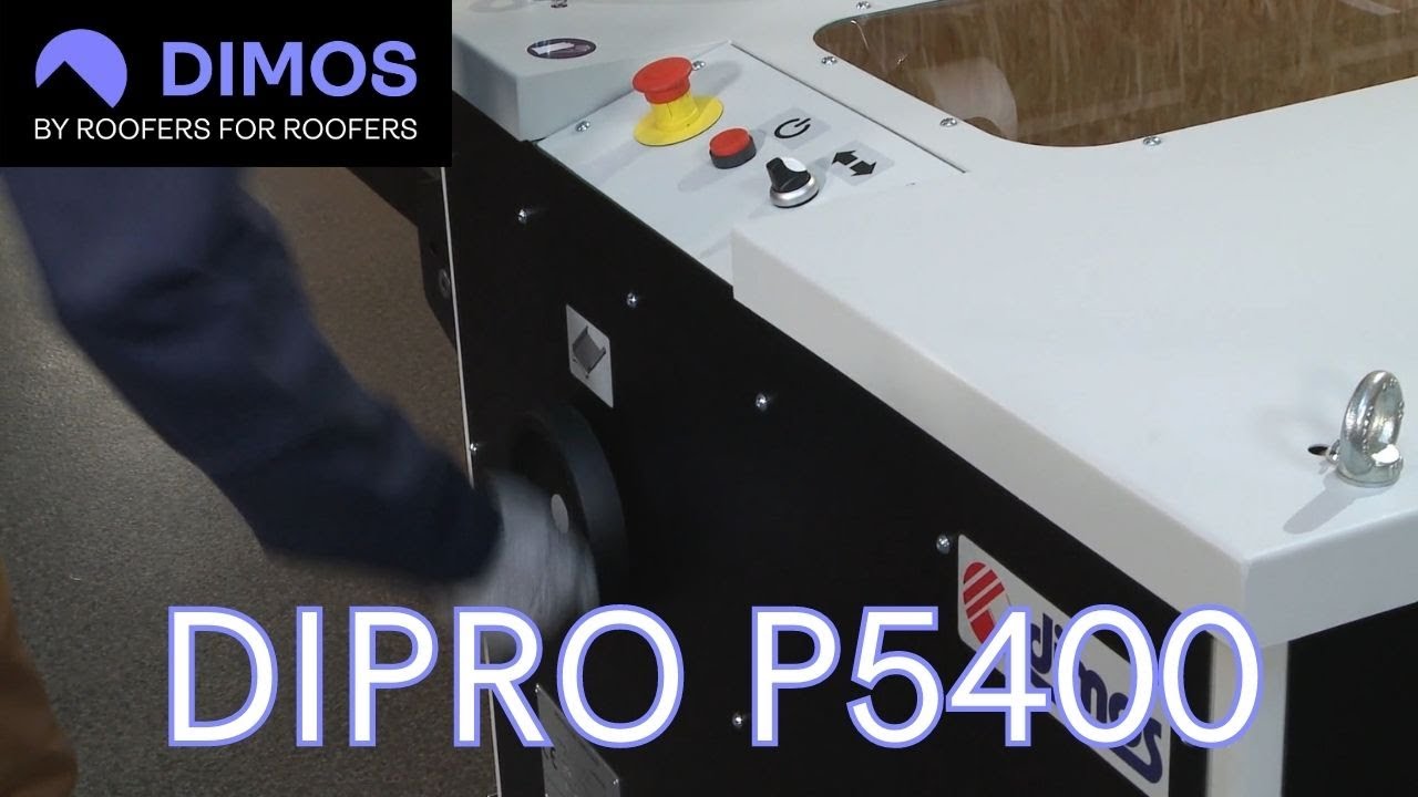 Standing seam profiling machine DIMOS DIPRO P5400 (EN) - DIMOS