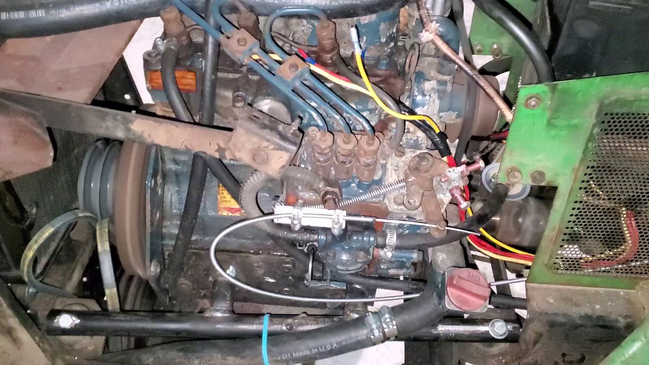 Kubota D600 in John Deere 400