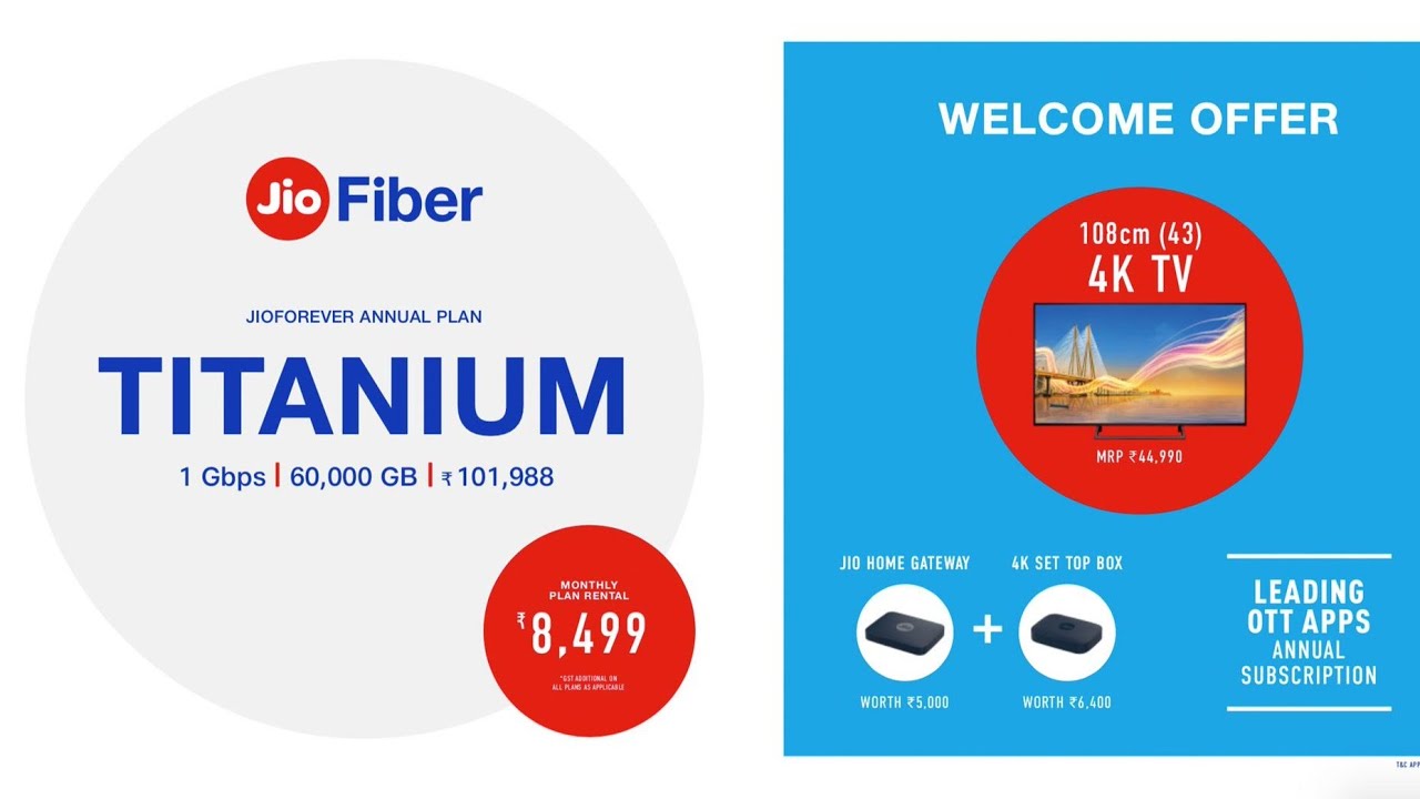 JIO GIGA-FIBER ALL PLANS ARE OUT , SEE WHICH PLAN SUITS YOU BEST