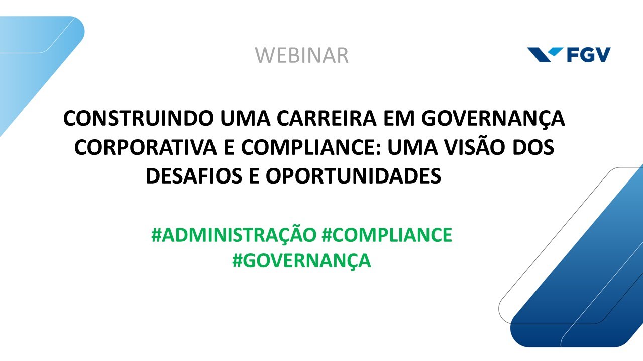Construindo uma carreira em governança corporativa e compliance