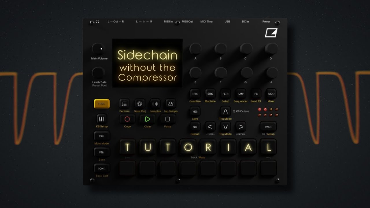 Tutorial #13: Sidechaining without the Compressor on the Elektron Digitakt 2