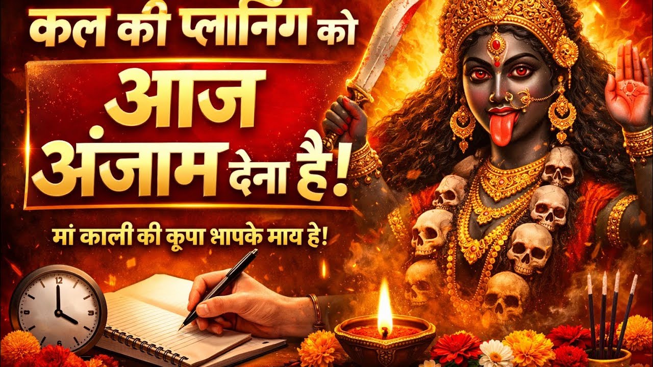 आज का संदेश | काली माता की विशेष कृपा बहुत लंबे समय से जो कार्य आप सोच रहे थे या फिर कल ही जो प्लान