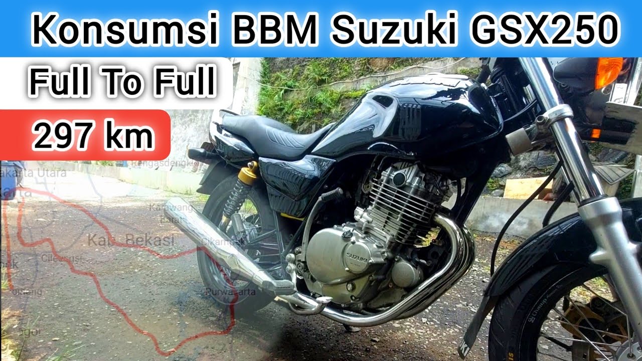 Tes Konsumsi BBM Suzuki GSX 250 Full to Full | Thunder 250 cc