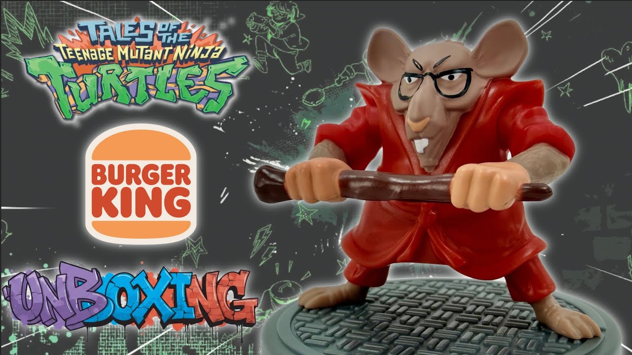 Splinter 🐀 Joins the Team 🍕 Unboxed! TMNT x Burger King 2026 Toy Drop 🍔 | 05 of 05
