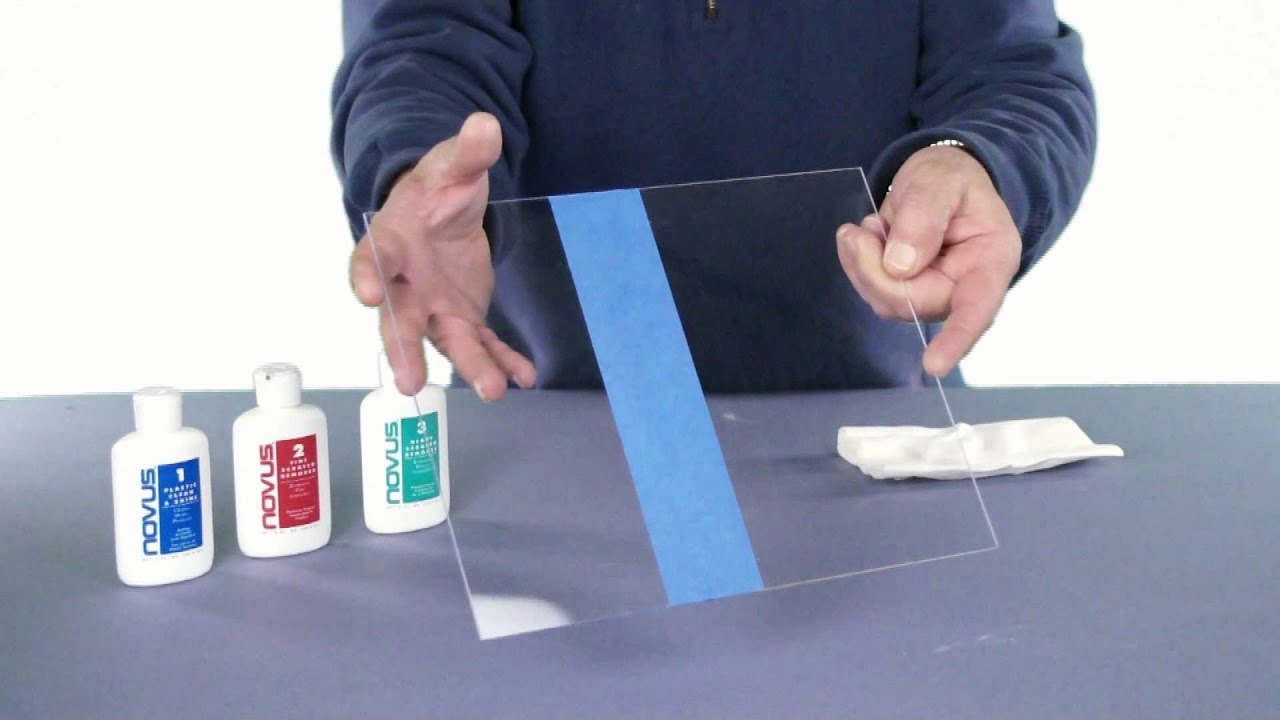 Novus1,2 & 3 Acrylic Plexi-glass Scratch Remover Kit