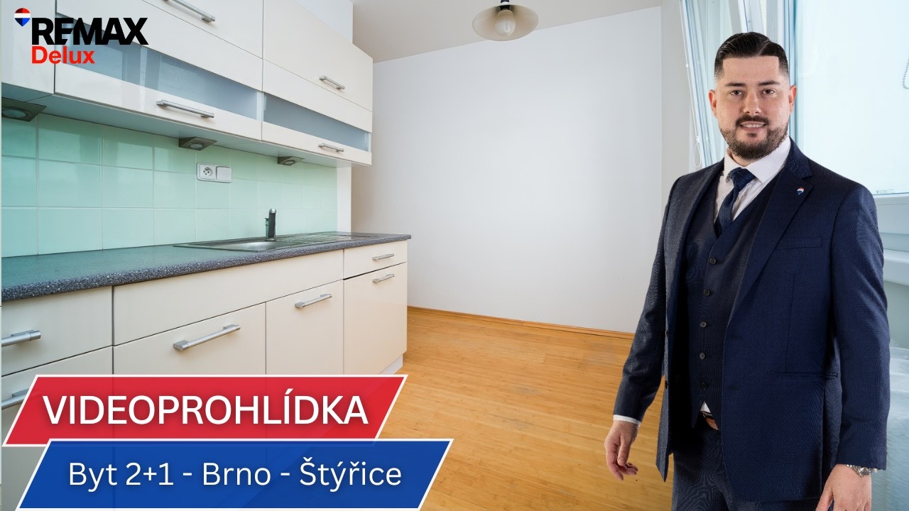 Prodej bytu 2+1, 54m2, Brno - Štýřice, ul. Jílová, Tomáš Nedoma Realitní Makléř Remax Delux Brno
