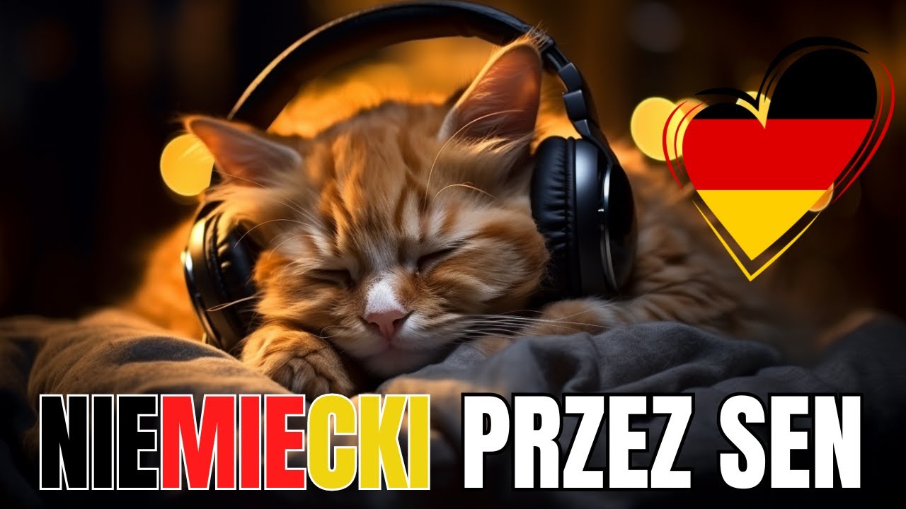 Ucz się niemieckiego przez całą noc❗ Niezawodny sposób nauki niemieckiego 🖤💗💛 Niemiecki podczas snu