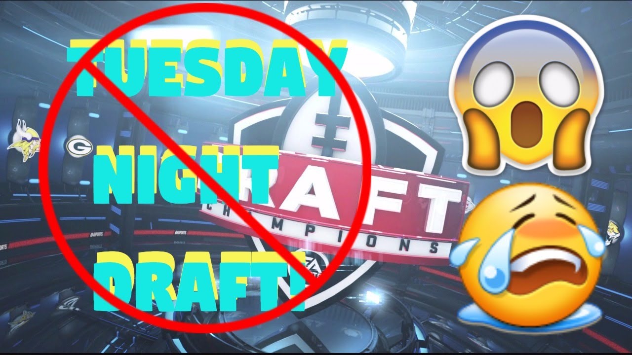NO MORE TUESDAY NIGHT DRAFT!? GLITCH? Madden 17 Draft Champions!