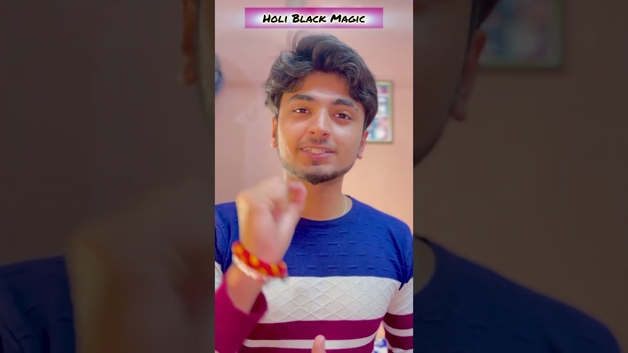 Holi black magic kaise bache 👻shaitaan dhruv 😈#holi #blackmagic