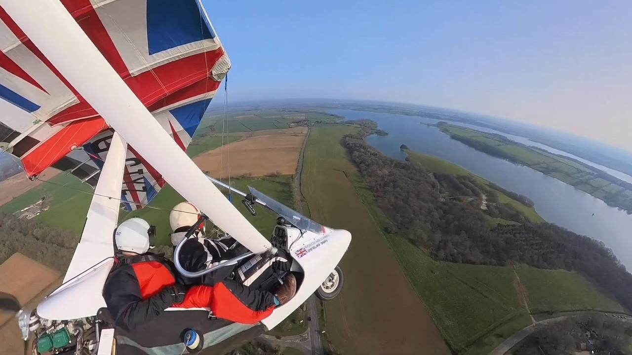 Flight over to Rutland Water