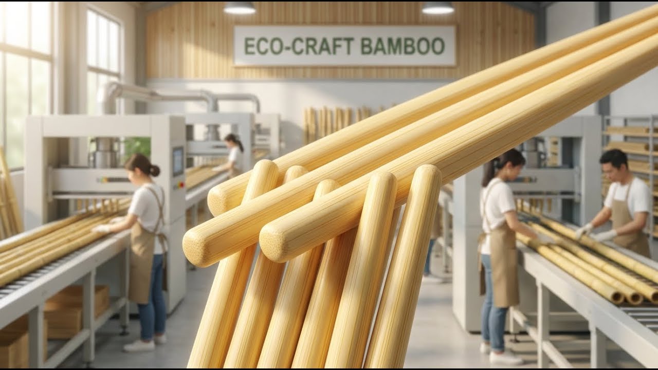 Traditional Bamboo Chopsticks Making Process | From Bamboo Forest to Finished Chopsticks