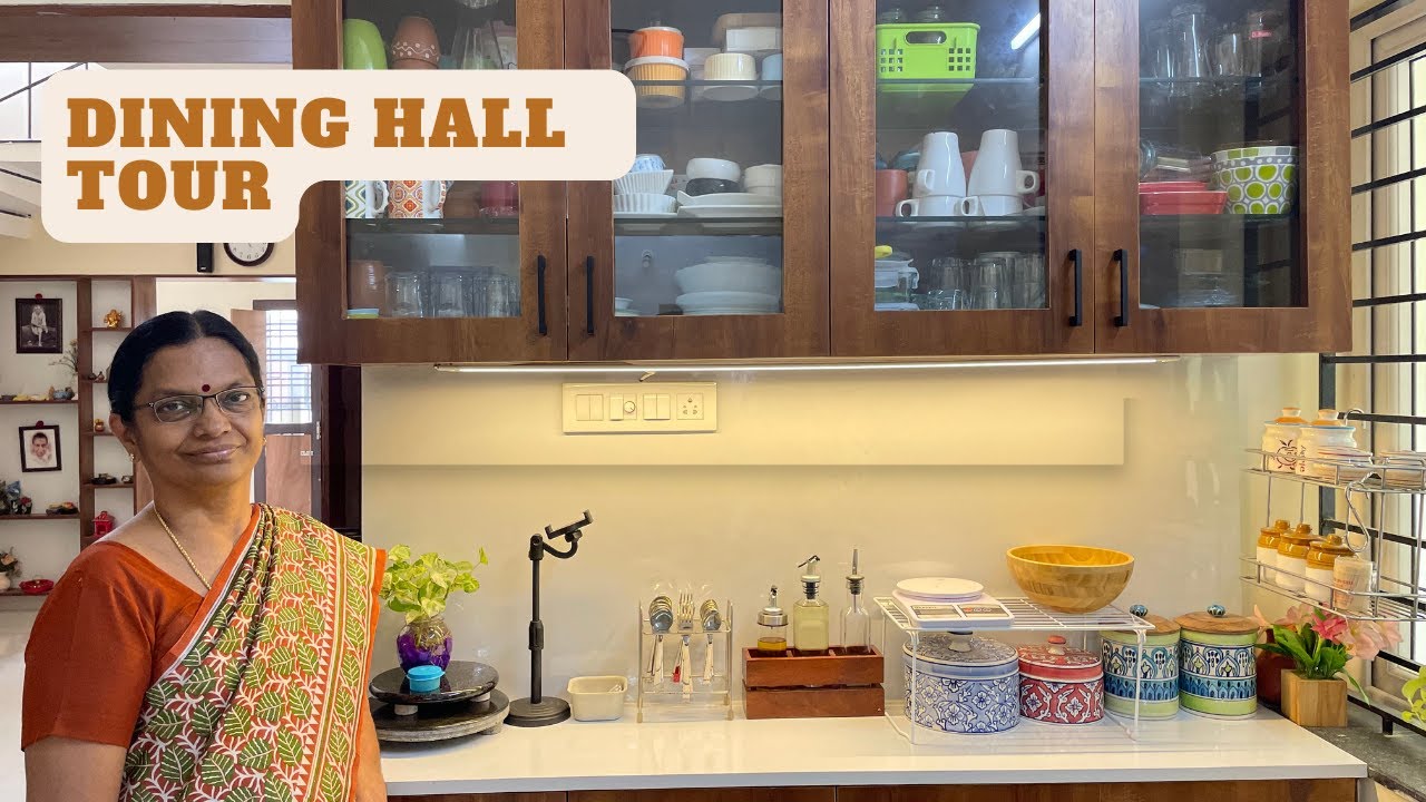 Crockery Things Organisation டைனிங் ஹால் டூர் / Crockery unit Organisation /Dining Hall Tour