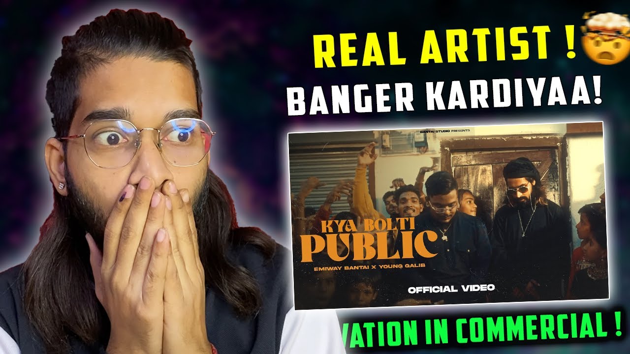 EMIWAY - KYA BOLTI PUBLIC ft.YOUNG GALIB ❤️🤯| REACTION | KALAMZONE