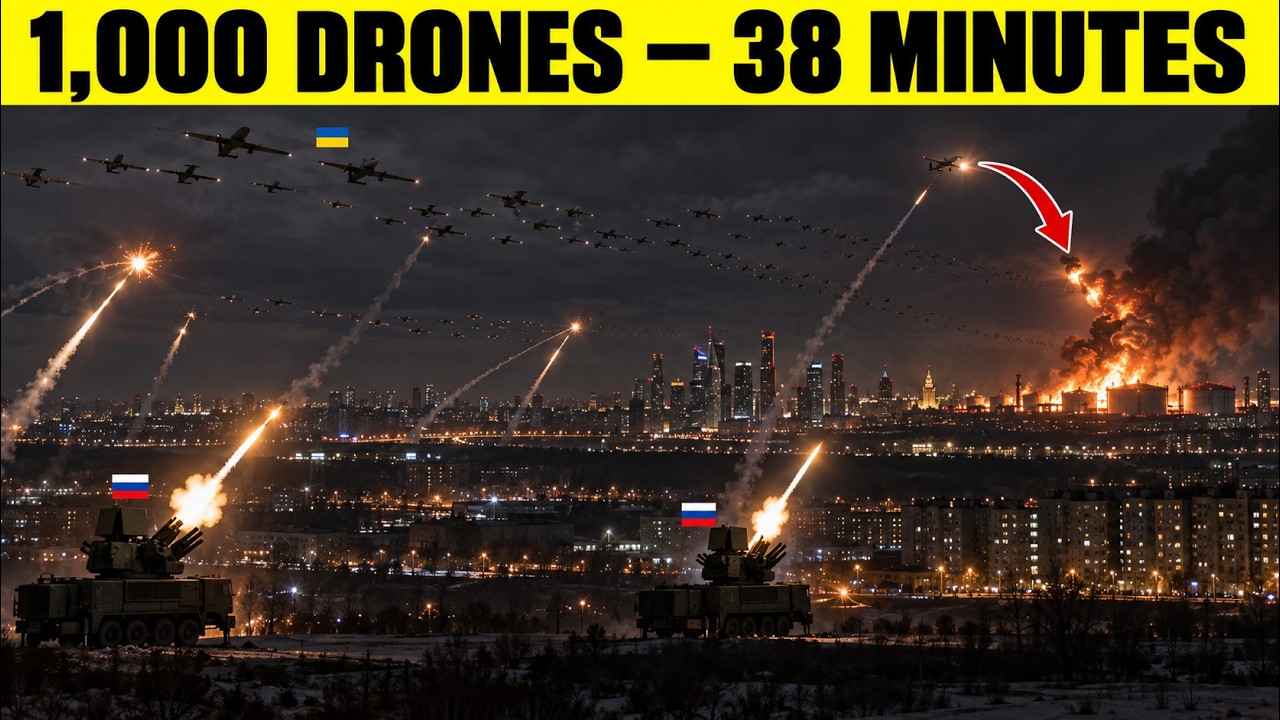 Ukraine Sent 1,000 Drones at Moscow &mdash; Russia's Pantsir Ring Held 38 Minutes
