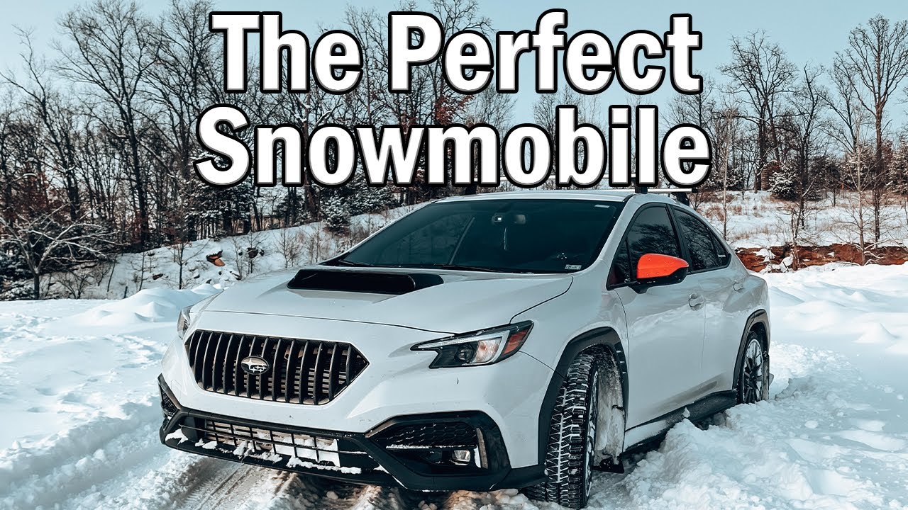 Мой WRX просто НЕВЕРОЯТНО ведет себя на снегу.