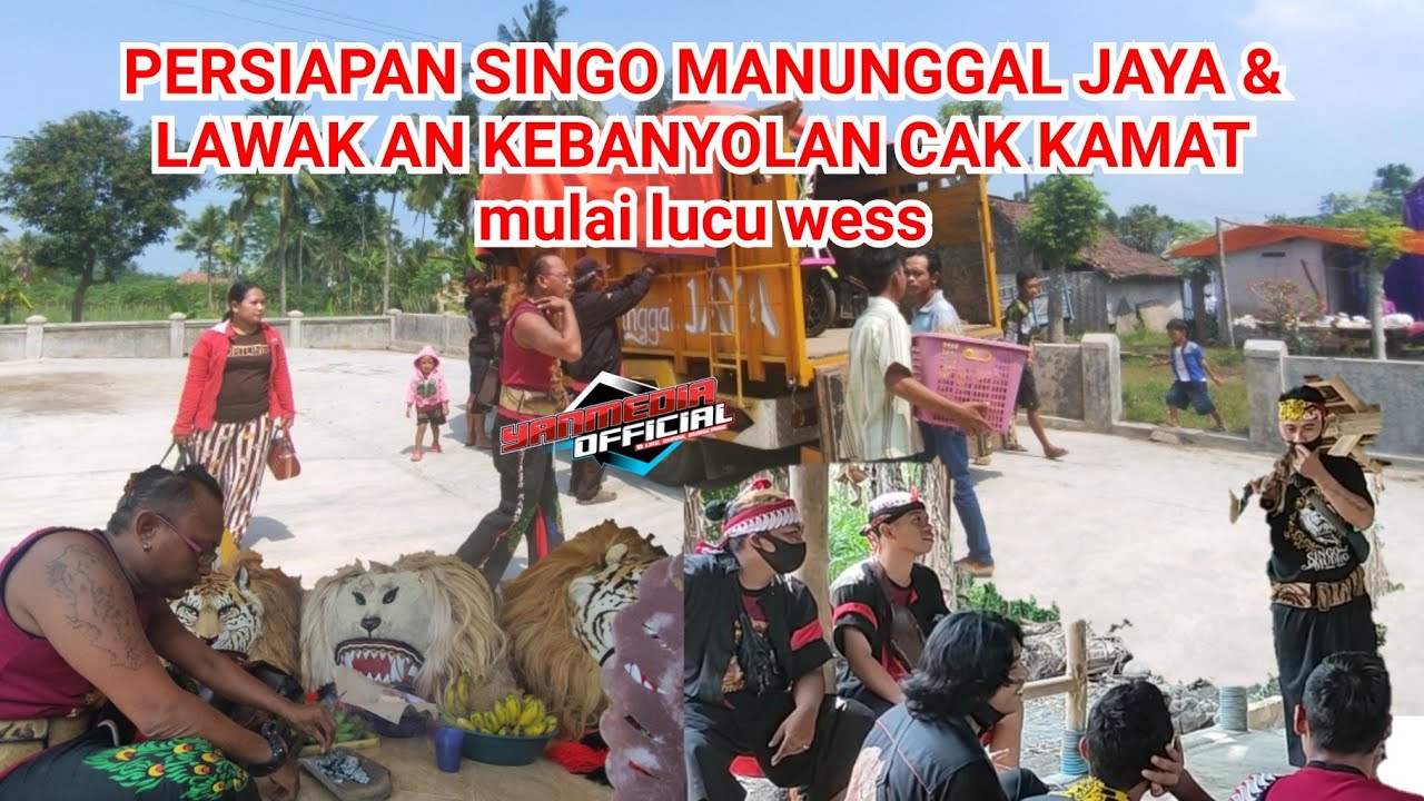 PERSIAPAN YANG BERBEDA DARI YANG LAIN - REOG SINGO MANUNGGAL JAYA PAK ENDRIK / MAS GANDA LIVE SELOK