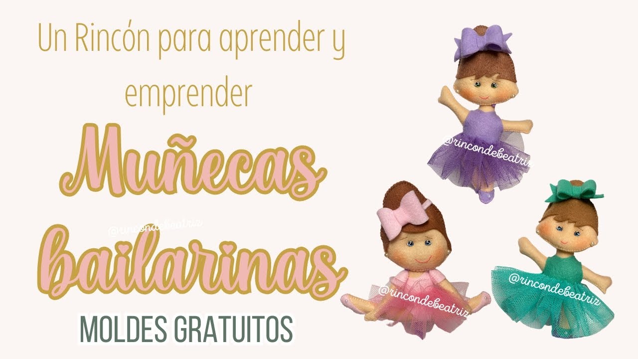 Muñeca bailarina ballet- El Rincón de Beatriz