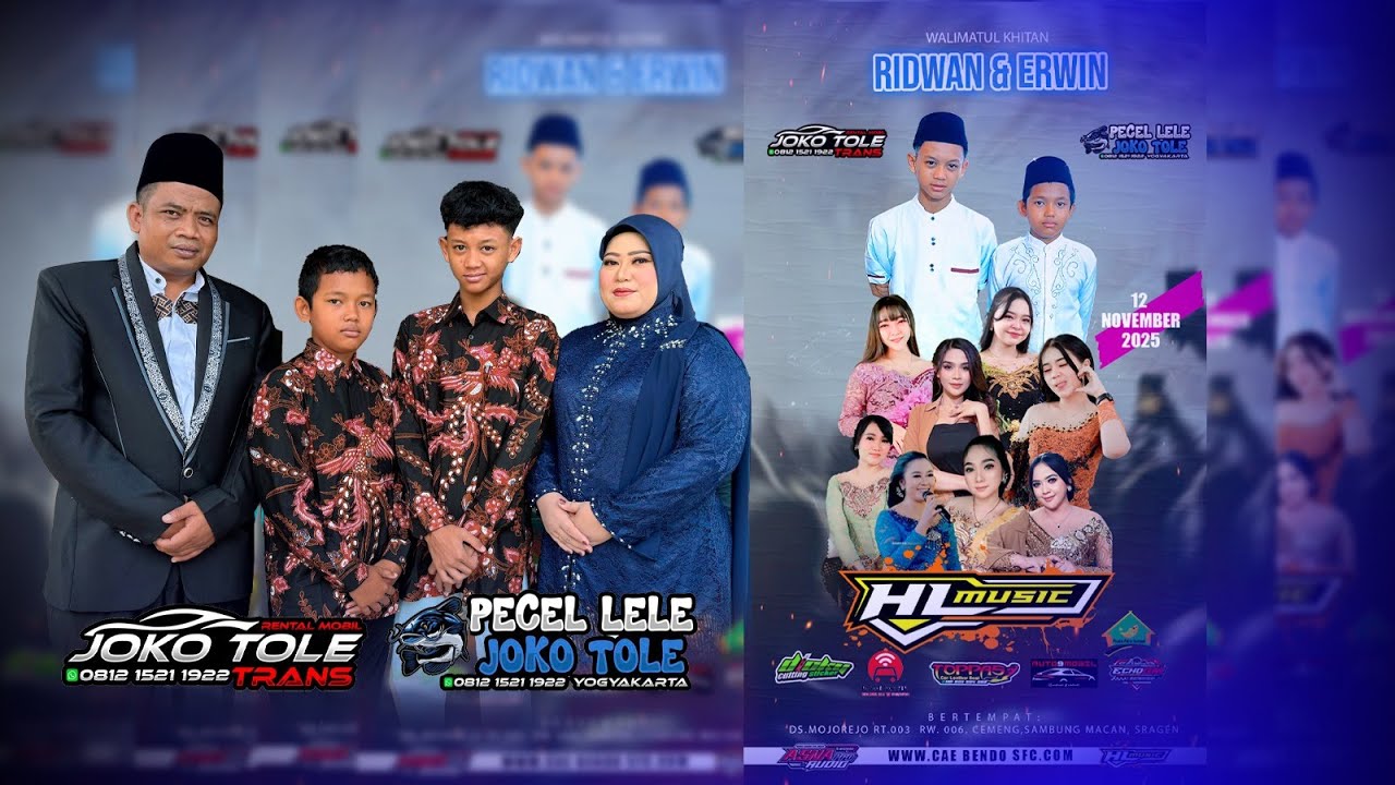 🔴Live JOKO TOLE NDWE GAWE  || HL MUSIC CAMPURSARI   || ASNA PRO AUDIO || KHITANAN  RIDWAN & ERWIN