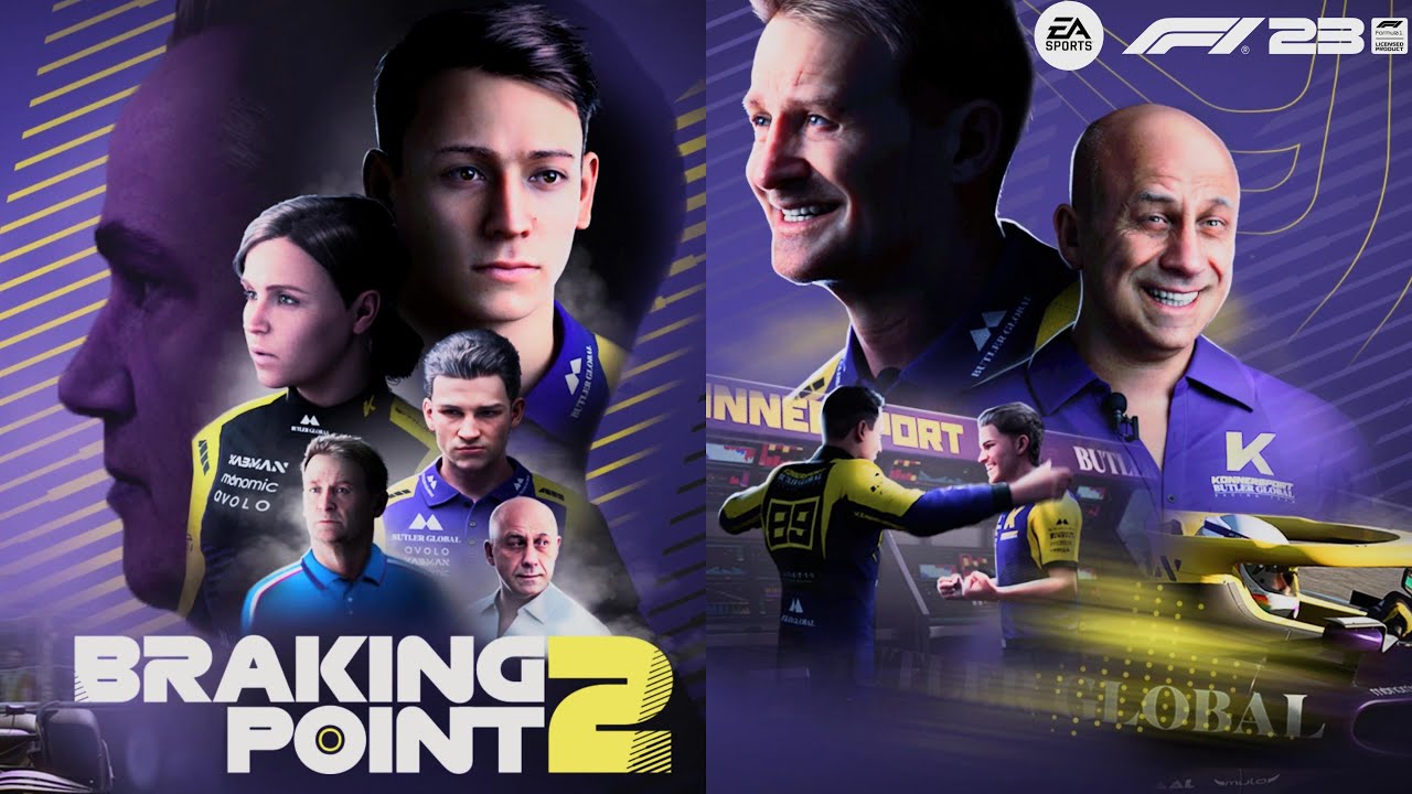 F1 23 Braking Point 2 - All Cutscene Full Movie [4KPS5]