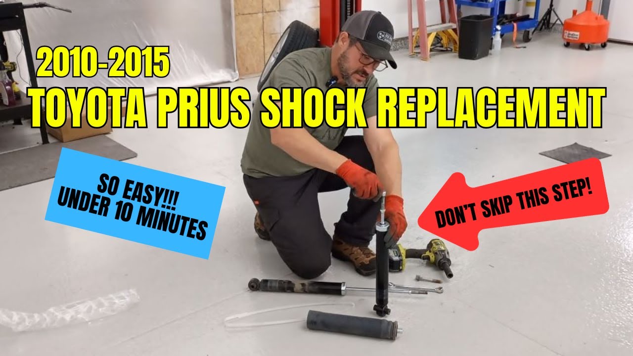 Toyota Prius rear shock replacement fast and easy (2010-2015)