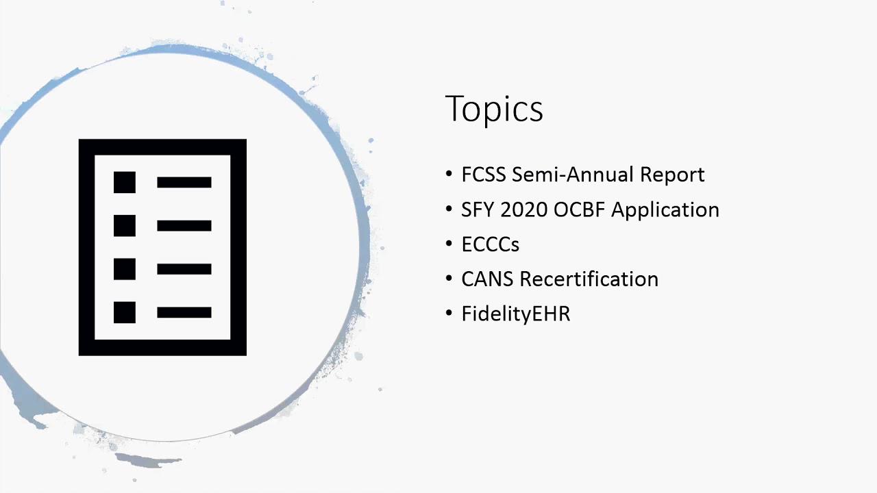 OFCF Monthly Conference Call: February 7, 2019