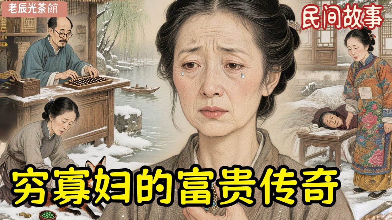 窮寡婦含淚賣掉母親唯一的遺物，但為救一隻狐狸，她花光婆婆的救命錢，本以為會家破人亡，不料卻換來一世富貴！#聽書#民間故事#睡前故事#故事頻道#情感#善有善報#福報#勵志#改變故事#因果