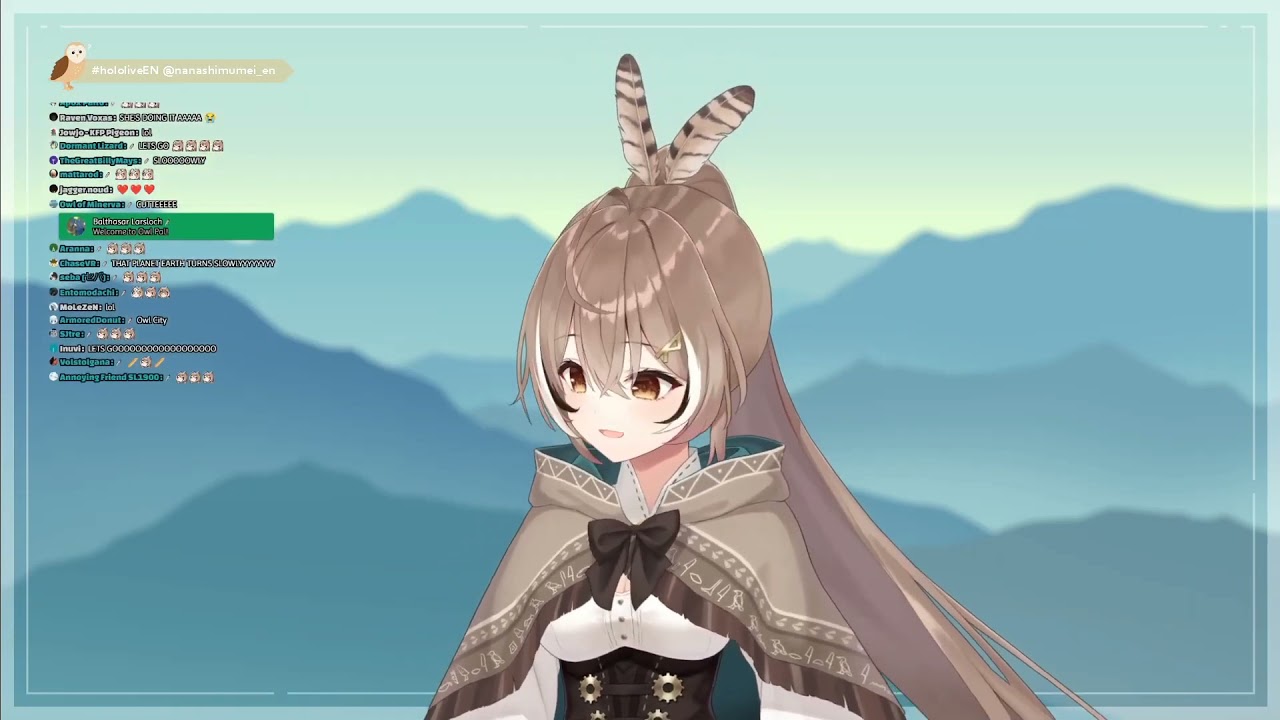 Nanashi Mumei sings Fireflies