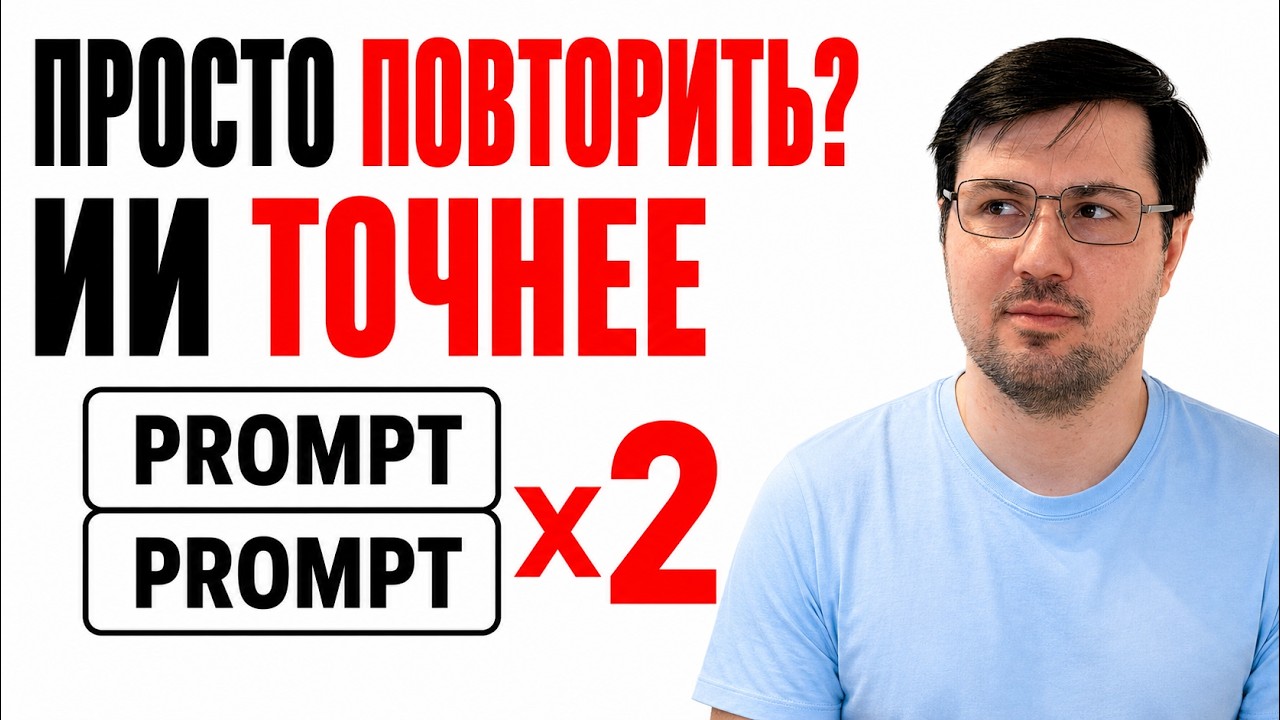 Исследование Google показывает как дублирование промпта повышает точность LLM