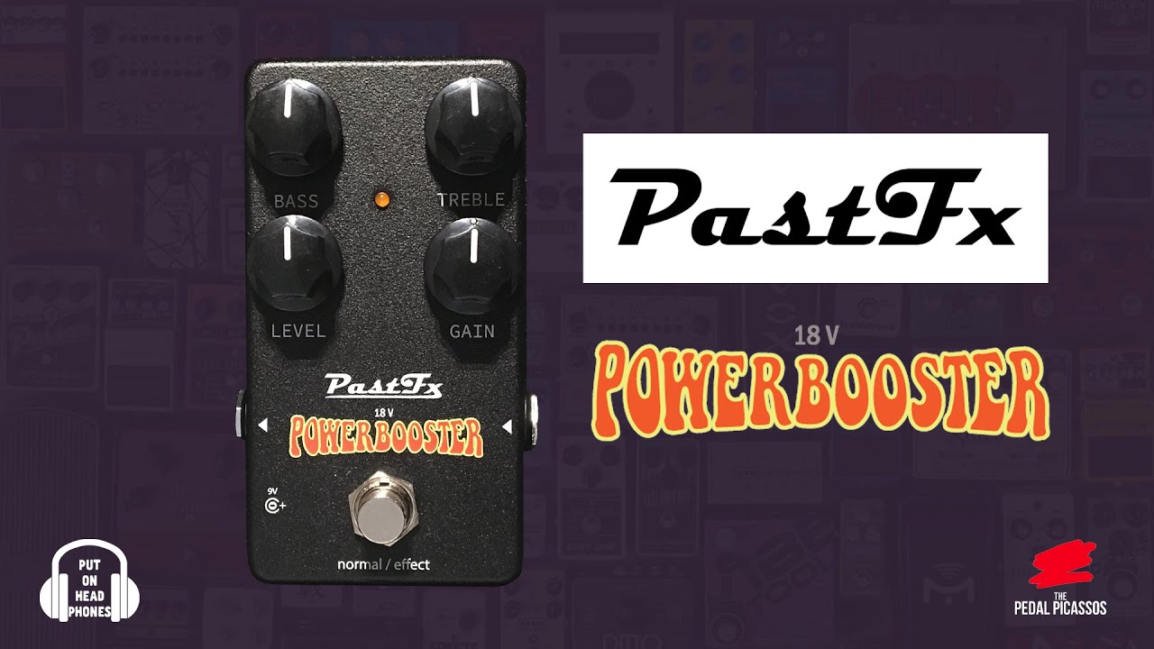 PastFx 18V Power Booster - Recreation of the Buffalo FX Power Booster