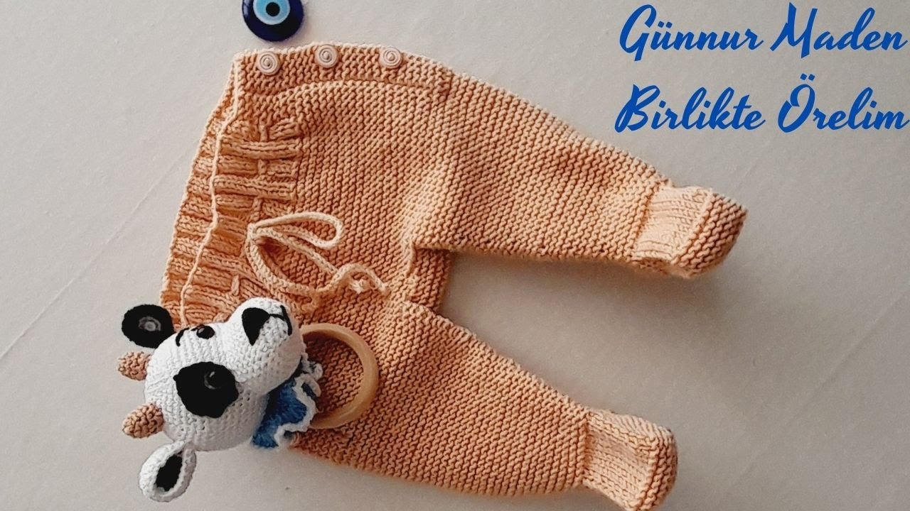 Yenidoğan Patikli Bebek Pantolon                                           #yenidoğan #baby #örgü 