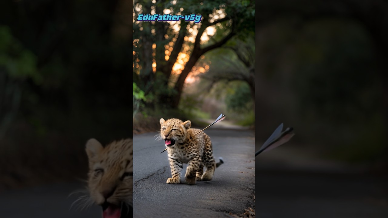 👨🏼Old man saves life of leopard cub🐆