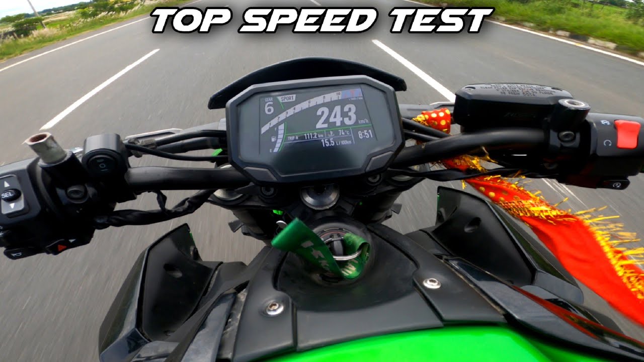 Kawasaki Z900 Bs6 TOP SPEED TEST With Full System Exhaust | Naked Monster