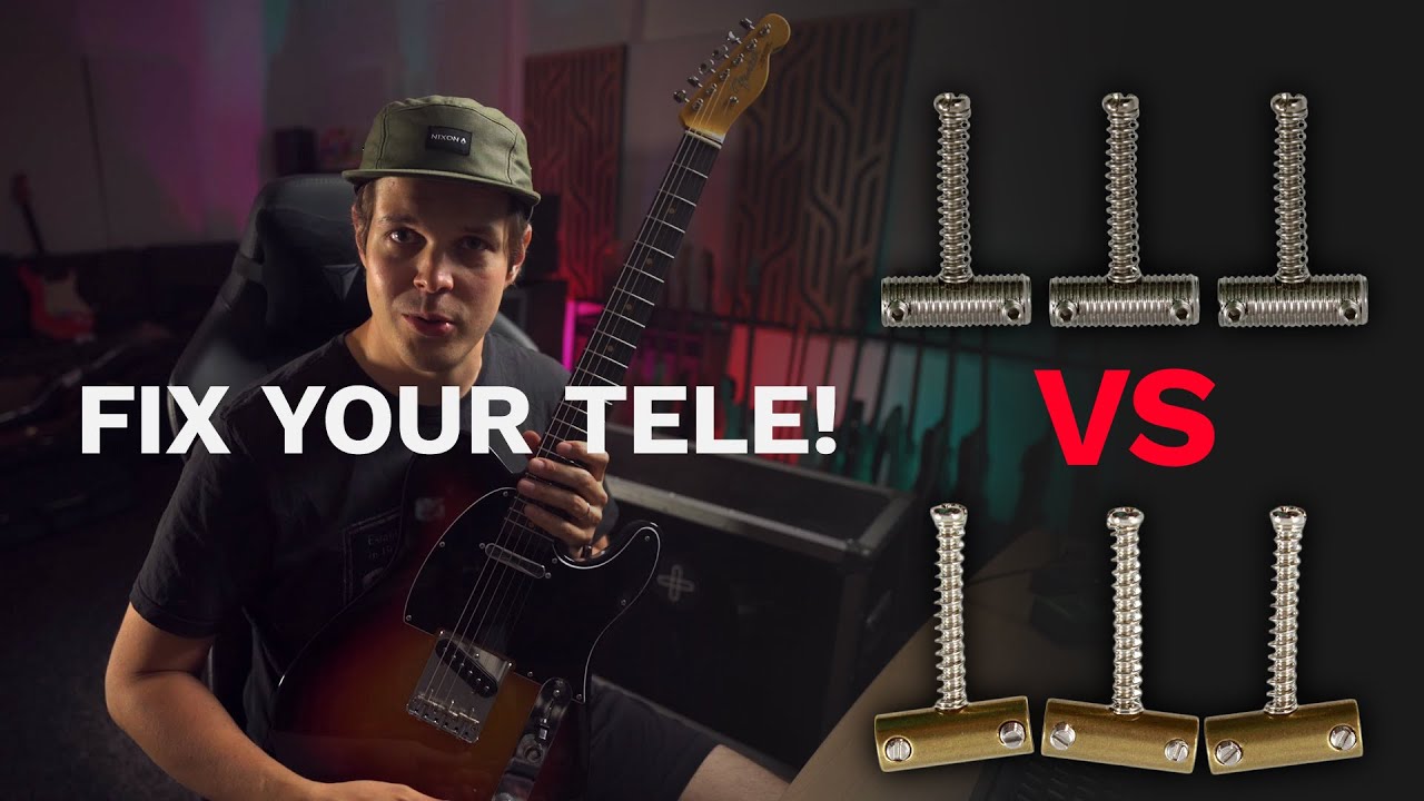Why Use Compensated Brass Saddles on Your Telecaster