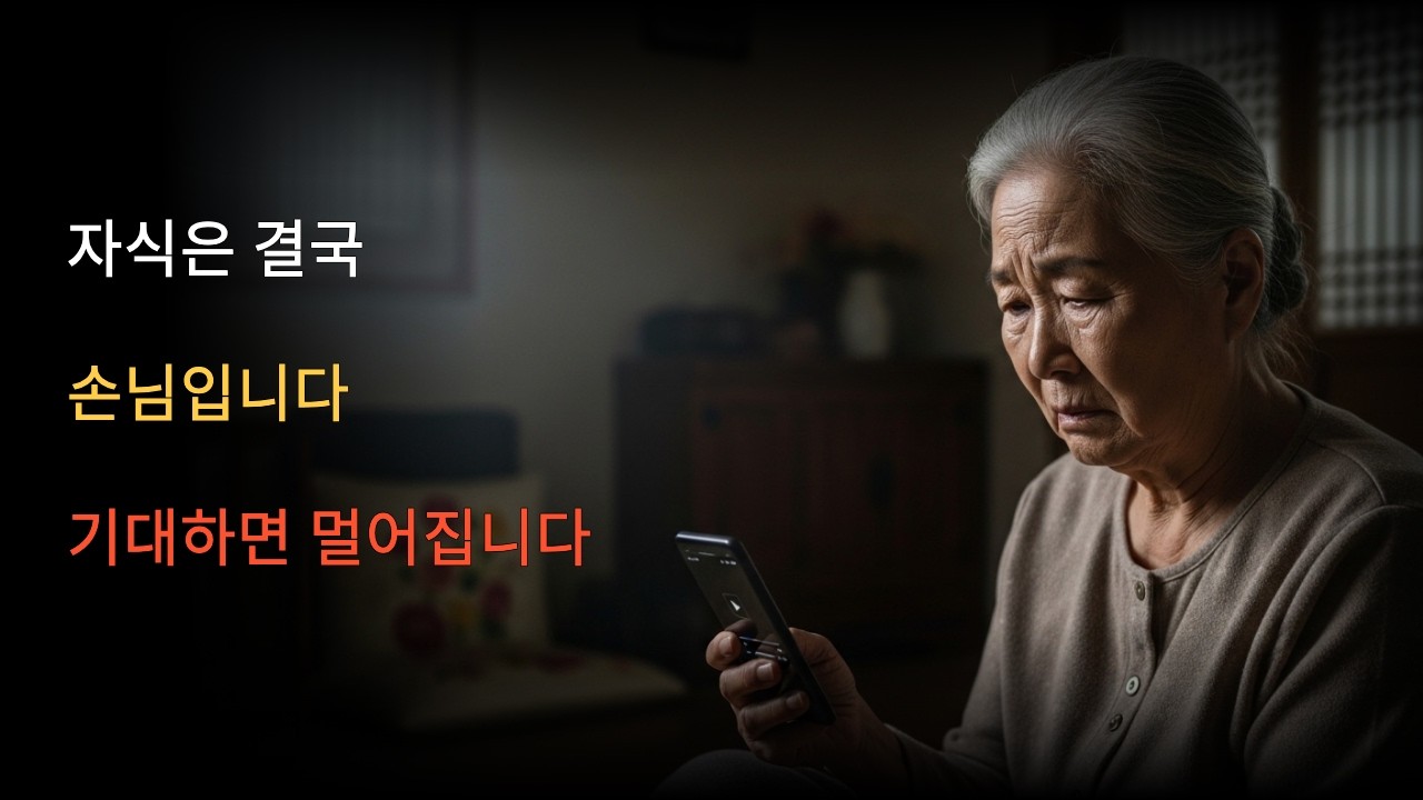 자식에게 기대면 생기는 일 노후에 부모가 반드시 알아야 할 다섯 가지